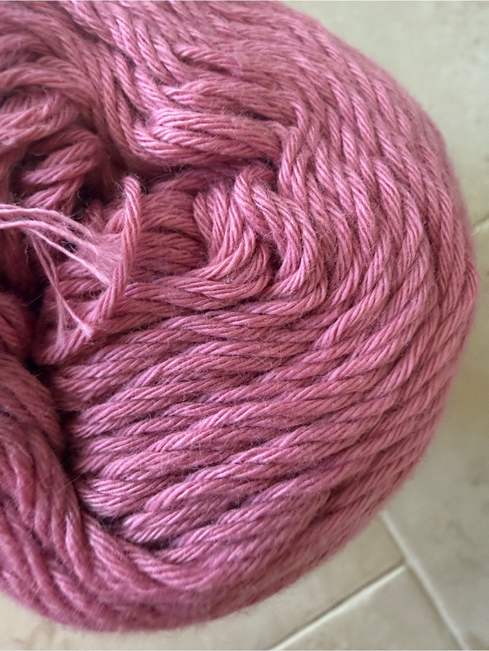 Scheepjes Whirlette Soft Pink Cotton/Acrylic Blend Yarn Rose - Picture 7 of 8